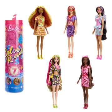 Barbie Poppen en Accessoires, Color Reveal Pop, geparfumeerd, serie Zoet Fruit - Imagen 1 de 6