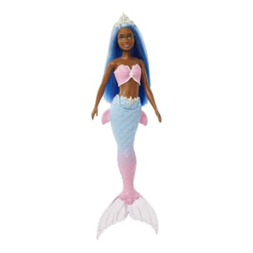 Barbie Dreamtopia Mermaid Doll Collection, With Colorful Hair, Tiaras and Mermaid Tails - Image 7 of 10