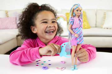 Barbie - Ultra Chevelure 1 Thème Étoiles - Poupée Mannequin - 3 Ans Et + - Image 2 of 6