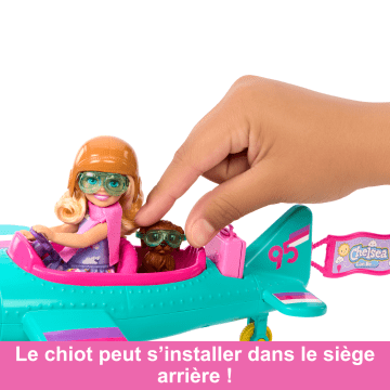 Barbie - Coffret Poupée Chelsea Pilote - Coffret Poupée Mannequin - 3 Ans Et +