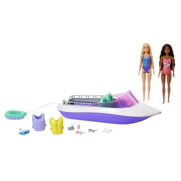 Barbie Mermaid Power Dolls & Boat Playset, Toy for 3 Year Olds & Up - Image 1 of 6