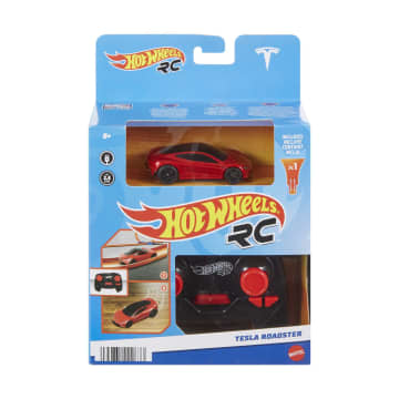 Hot Wheels R/C Tesla Roadster, Schaal 1:64, Speelgoedauto Met Afstandsbediening Voor Kinderen