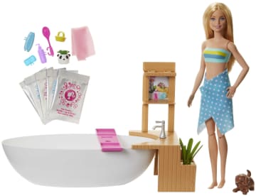 Barbie – Coffret Bain Coloré Avec Poupée - Imagen 1 de 6