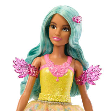 Barbie-Puppe mit märchenhaftem Outfit und Tierfreund, Teresa aus Barbie A Touch of Magic“ - Bild 3 von 6