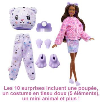 Barbie – Poupée Cutie Reveal Série Fantasy-Costume D’Ours En Peluche
