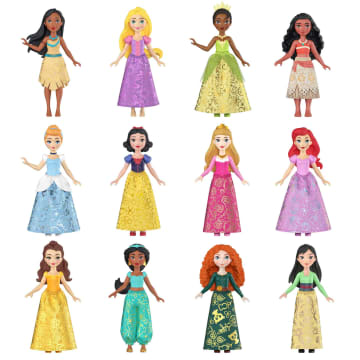 Mini Bambole Disney Princess, Giocattoli Disney Da Collezione - Image 9 of 10