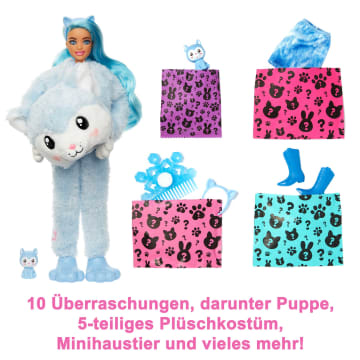 Barbie Cutie Reveal Schneefunkel Puppe Mit Husky-Plüschkostüm