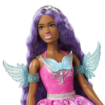 Barbie pop met 2 Sprookjesdierenvriendjes, Barbie 'Brooklyn' uit Barbie A Touch of Magic - Image 3 of 6