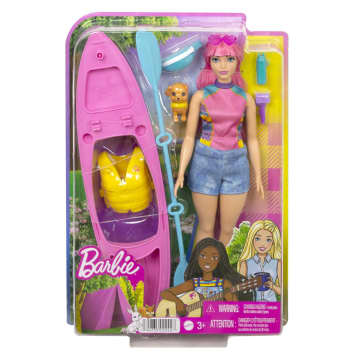 Barbie® Kemping Daisy Lalka + kajak Zestaw - Image 6 of 6