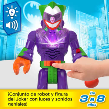 Imaginext DC Super Friends El Joker y LaffBot Figura - Image 3 of 8