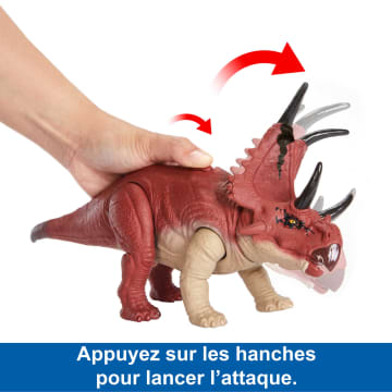Jurassic World - Diabloceratops Rugissement Féroce - Figurine Dinosaure - 4 Ans Et + - Imagen 3 de 6