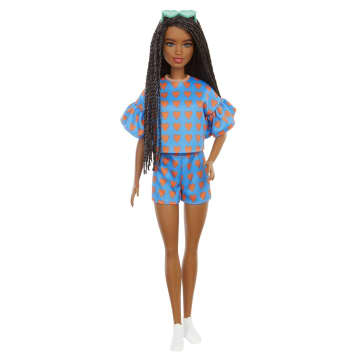 Barbie Fashionistas Puppe im Herz-Print Oberteil/ Rock