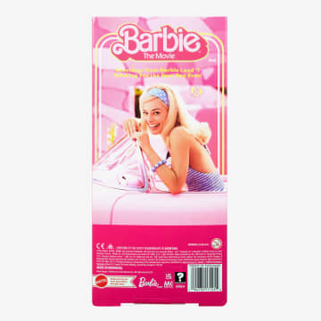 Barbie Le Film Poupée Barbie Du Film Poupée Patineuse Margot Robbie Incarne Barbie Vêtue D’Un Justaucorps, D’Un Cycliste Et De Rollers, Poupée De Collection