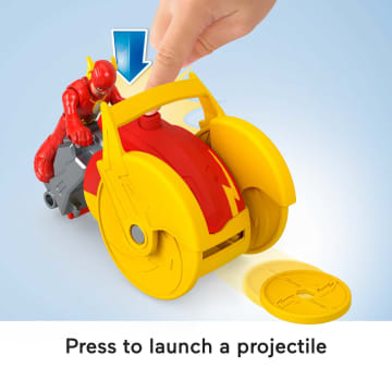 Fisher-Price Imaginext DC Super Friends Head Shifters The Flash & Speed Force Cycle - Image 4 of 6