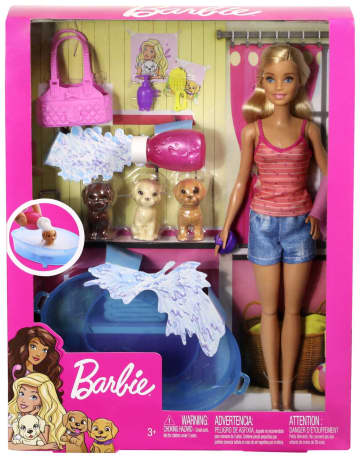 Barbie® Kąpiel piesków Zestaw + Lalka - Image 6 of 6