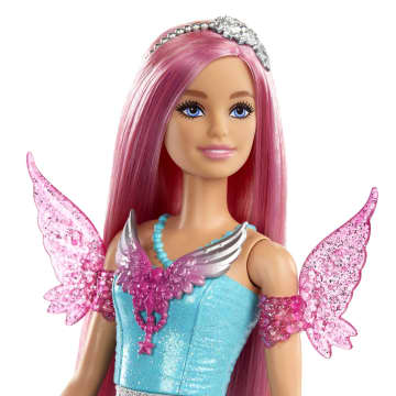 Barbie pop met 2 Sprookjesdierenvriendjes, Barbie 'Malibu' uit Barbie A Touch of Magic - Imagen 5 de 6