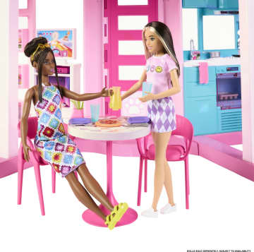 Barbie - Coffret Barbie Maison de Rêve - Poupée Mannequin - 3 ans et +