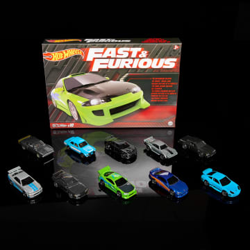 Hot Wheels Fast & Furious Set Da 10 Macchinine A Tema