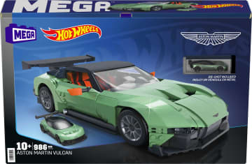 Mega Hot Wheels Aston Martin Vulcan, Bouwset (986 Onderdelen) Voor Verzamelaars - Image 6 of 6