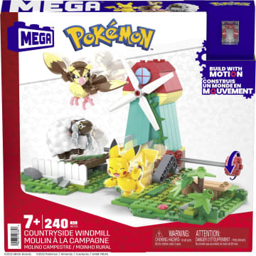 Mega Pokémon - Moulin À La Campagne - Jouet De Construction - 3 Ans Et + - Imagen 6 de 7