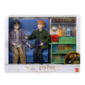 Harry Potter Speelgoed, Harry en Ron in de Zweinsteinexpres Poppen met accessoires