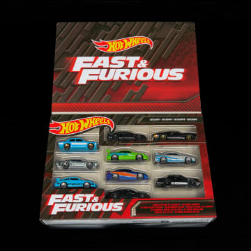 Hot Wheels Fast & Furious Set Da 10 Macchinine A Tema