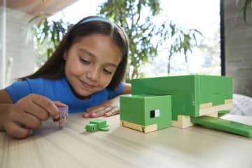 Minecraft Tortuga-guarida transformable Set de juego para minis