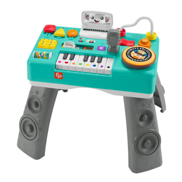 Fisher-Price Ridi E Impara Consolle Per Dj Gioca E Impara, Giocattolo Musicale Educativo Per Neonati E Bambini Ai Primi Passi, Versione Multilingue - Image 1 of 6