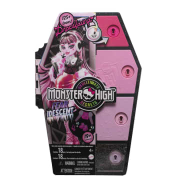 Monster High -  Casiers Secrets De Draculaura Look Irisé - Poupée - 4 Ans Et +