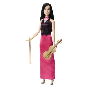 Muñeca Barbie Profesiones con accesorios, muñeca violinista profesional - Imagen 7 de 7