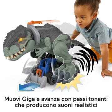 Imaginext Jurassic World Mega Dino Calpesta E Ruggisci