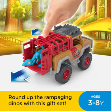 Imaginext Jurassic World Camp Cretaceous Runaway Dinos - Image 2 of 6