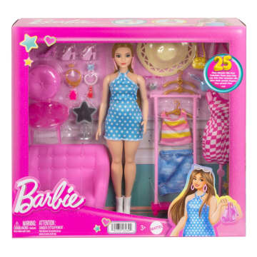 Conjunto De Muñeca Y Ropa De Barbie, Con Ropa Y Accesorios Del Armario De Barbie - Imagen 6 de 6