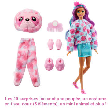 Barbie – Poupée Cutie Reveal-Costume De Paresseux Et 10 Surprises - Image 4 of 6