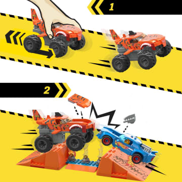 MEGA Hot Wheels® Smash N Crash Tiger Shark Çarpışma Seti - Image 4 of 6