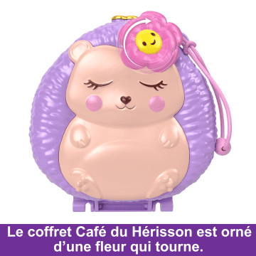 Polly Pocket - Coffret Café Du Hérisson - Coffret Mini Figurines - 4 Ans Et +