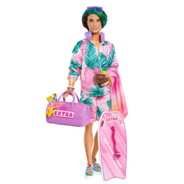 Reise-Ken-Puppe mit Strandmode, Barbie Extra Fly - Bild 1 von 7