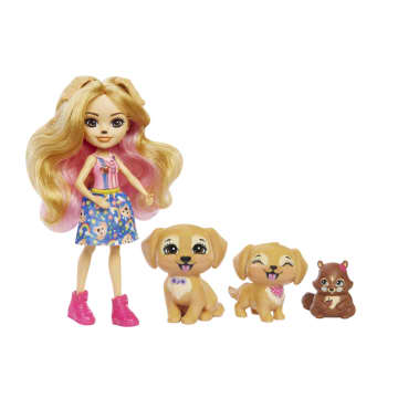 Enchantimals - Coffret Famille De Gerika Retrievers  - Mini Poupée - 4 Ans Et + - Imagen 1 de 6