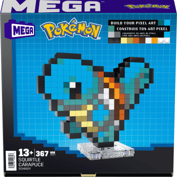 Mega Pokémon Bloques De Construcción Pixel Art Squirtle