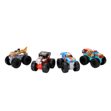 Hot Wheels® Monster Trucks Pojazd 1:43 Światła i dźwięki Bohater Roarin' Wreckers™ Asortyment
