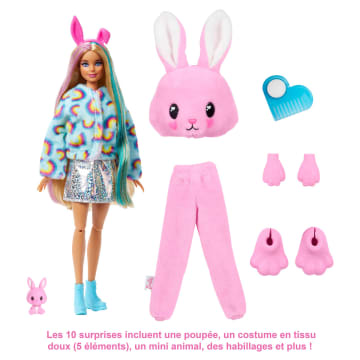 Barbie - Poupée Cutie Reveal Avec Costume De Lapin - Poupée Mannequin - 3 Ans Et +