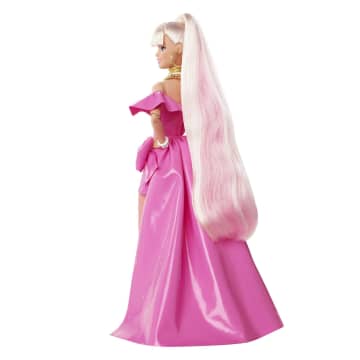 Barbie Extra Fancy Puppe In Rosa Kleid Und Mit Haustier