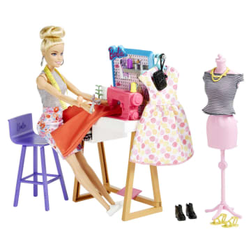 Barbie Fashion Designer Puppe Und Spielset
