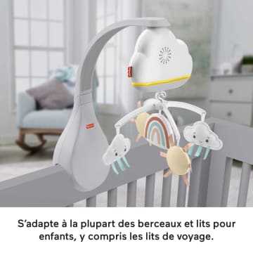 Fisher-Price - Mobile Arc-En-Ciel 2 En 1 Et Veilleuse - Jouet D'Éveil - Dès La Naissance - Imagen 3 de 6