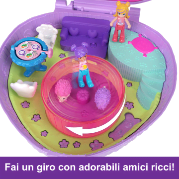 Polly Pocket Caffetteria Del Riccio, Giocattolo Da Viaggio, Bambole E Playset - Image 4 of 6