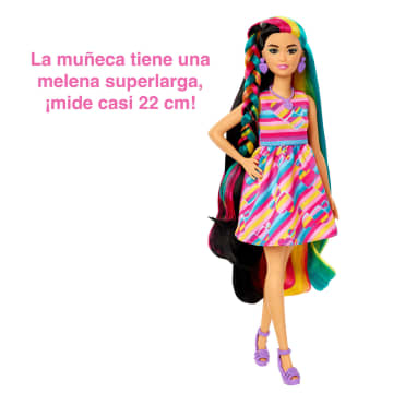 Barbie Totally Hair Pelo extralargo Corazón - Imagen 4 de 6