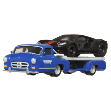 Hot Wheels Premium Collector Jay Leno’S Garage Set, 3 Cars & 1 Transporter
