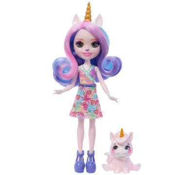 Enchantimals Sunshine Island Muñeca Con Mascota Unicornio