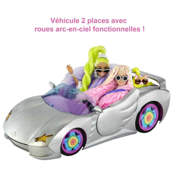 Barbie - Cabriolet Barbie Extra - Voiture De Poupée - 3 Ans Et +