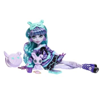 Monster High Pop En Accessoires Voor Slaapfeestje, Twyla, Griezelfeestje - Image 5 of 6